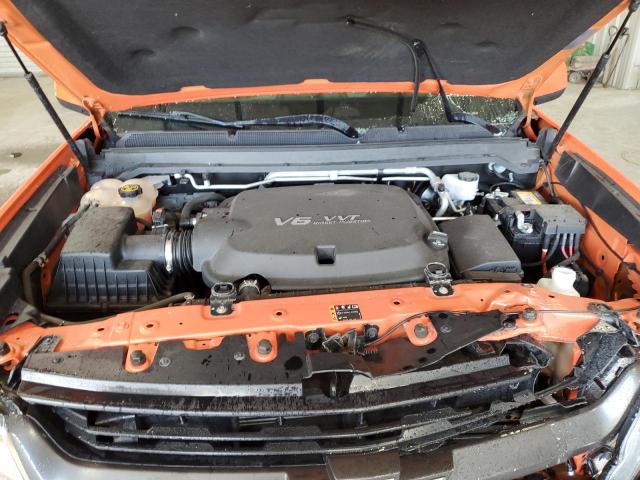1GCGTDEN5K1118687 - 2019 CHEVROLET COLORADO Z71 ORANGE photo 11