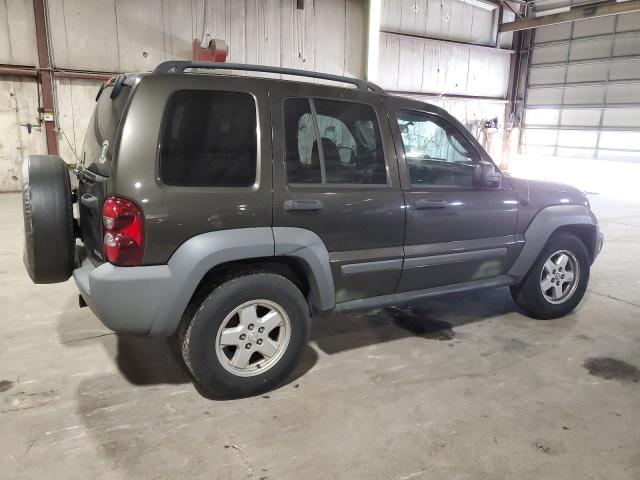 1J4GL48K46W137297 - 2006 JEEP LIBERTY SPORT GRAY photo 3