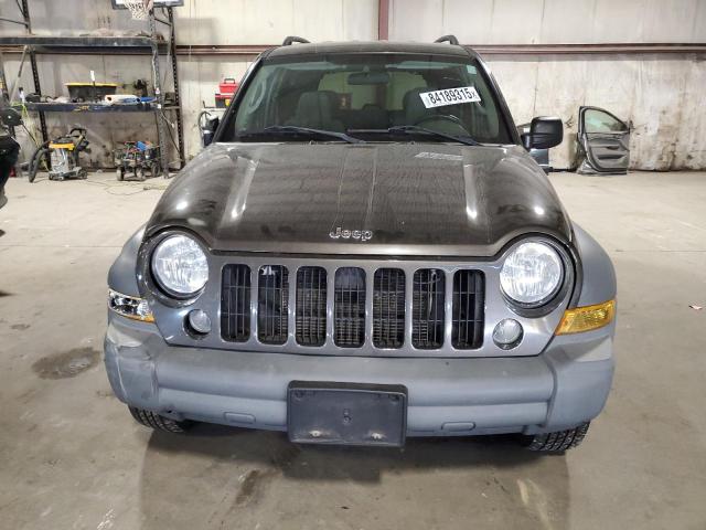 1J4GL48K46W137297 - 2006 JEEP LIBERTY SPORT GRAY photo 5