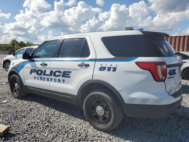 1FM5K8AR9KGA12682 - 2019 FORD EXPLORER POLICE INTERCEPTOR أبيض صورة 2