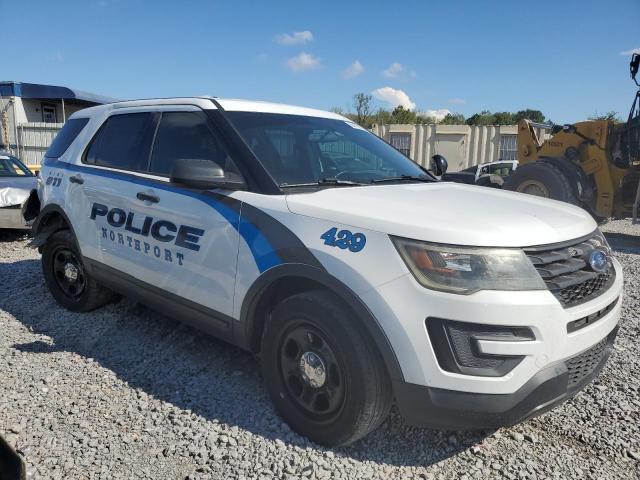 1FM5K8AR9KGA12682 - 2019 FORD EXPLORER POLICE INTERCEPTOR أبيض صورة 4