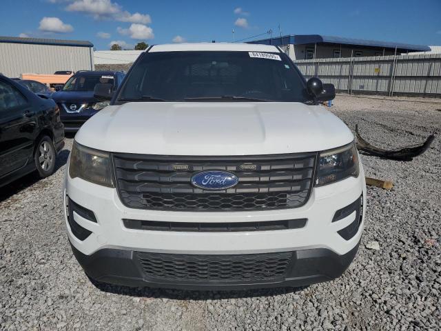 1FM5K8AR9KGA12682 - 2019 FORD EXPLORER POLICE INTERCEPTOR أبيض صورة 5
