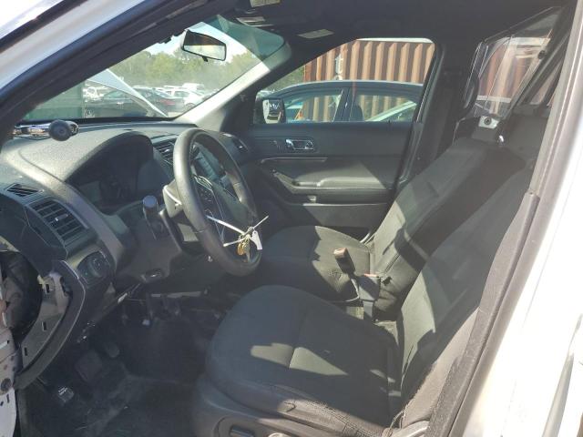 1FM5K8AR9KGA12682 - 2019 FORD EXPLORER POLICE INTERCEPTOR أبيض صورة 7