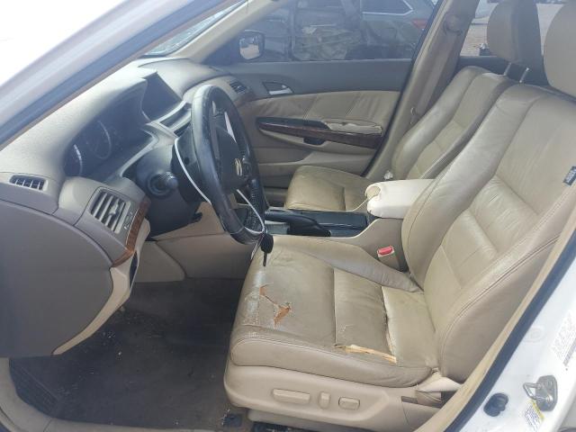 1HGCP36818A070945 - 2008 HONDA ACCORD EXL WHITE photo 7