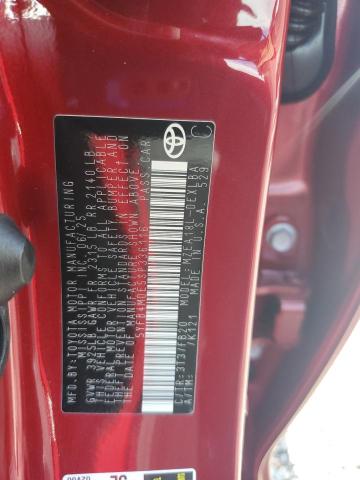 5YFB4MDE5SP336116 - 2025 TOYOTA COROLLA LE RED photo 12