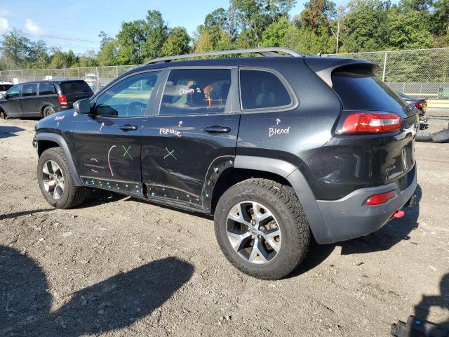 1C4PJMBS3FW571067 - 2015 JEEP CHEROKEE TRAILHAWK BLACK photo 2