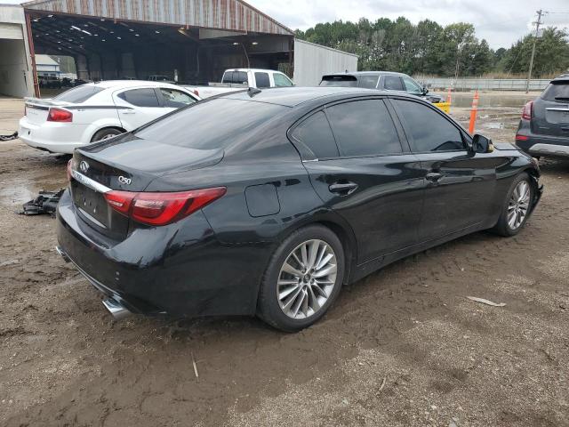 JN1EV7AP0JM364007 - 2018 INFINITI Q50 LUXE BLACK photo 3