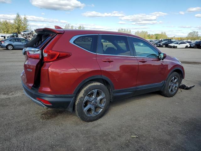 2HKRW2H55KH114440 - 2019 HONDA CR-V EX RED photo 3