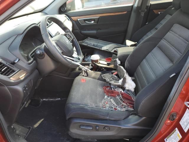 2HKRW2H55KH114440 - 2019 HONDA CR-V EX RED photo 7