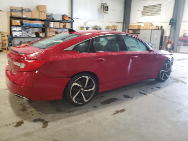 1HGCV1F32NA039360 - 2022 HONDA ACCORD SPORT 红色 照片 3