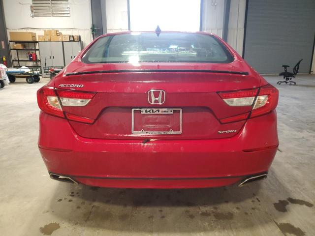 1HGCV1F32NA039360 - 2022 HONDA ACCORD SPORT 红色 照片 6