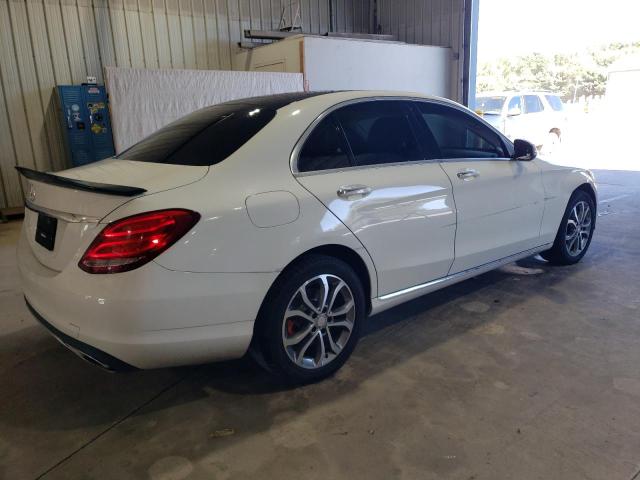 55SWF4KB5FU040050 - 2015 MERCEDES-BENZ C 300 4MATIC WHITE photo 3