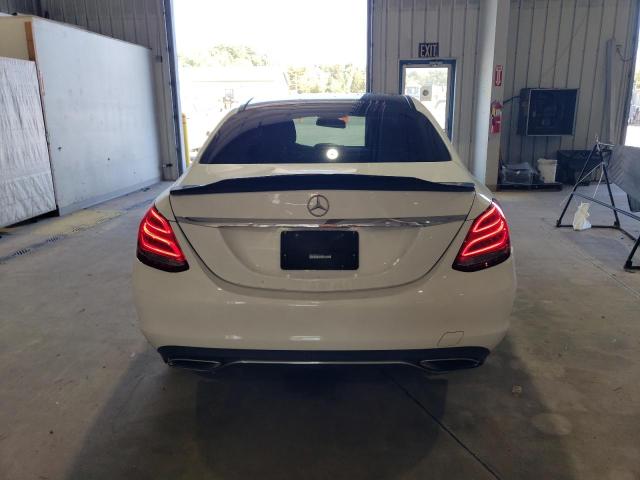 55SWF4KB5FU040050 - 2015 MERCEDES-BENZ C 300 4MATIC WHITE photo 6