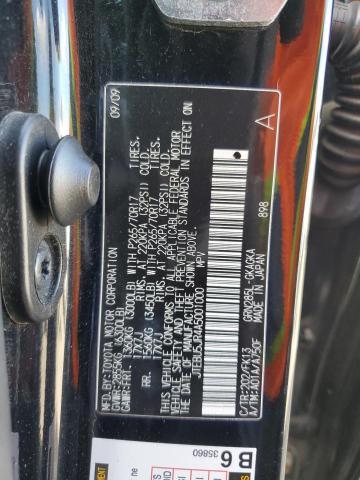 JTEBU5JR4A5001000 - 2010 TOYOTA 4RUNNER SR5 黑色 照片 13