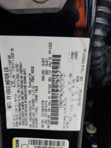 1LN6L9HK7H5617725 - 2017 LINCOLN CONTINENTA Қара фото 12