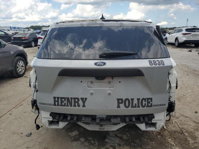 1FM5K8ABXMGA96517 - 2021 FORD EXPLORER POLICE INTERCEPTOR WHITE photo 6