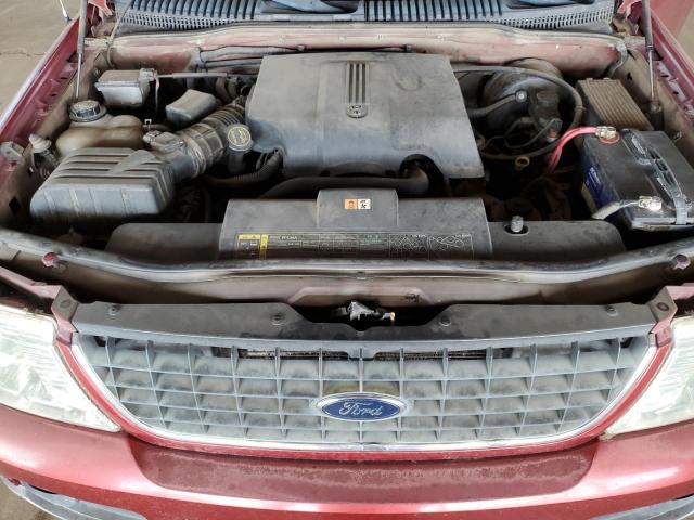 1FMDU73W92UD65394 - 2002 FORD EXPLORER XLT RED photo 12