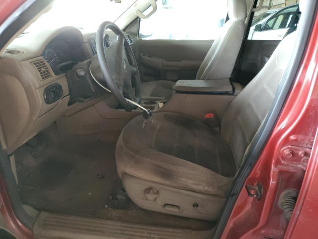 1FMDU73W92UD65394 - 2002 FORD EXPLORER XLT RED photo 7
