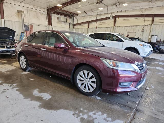1HGCR2F82FA047627 - 2015 HONDA ACCORD EXL BURGUNDY photo 4