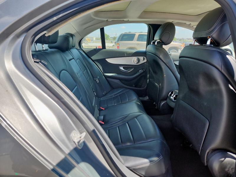 55SWF4KB4GU117783 - 2016 MERCEDES-BENZ C 300 4MATIC GRAY photo 10