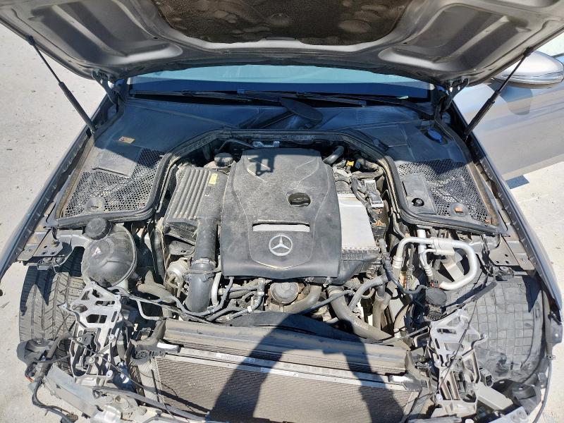 55SWF4KB4GU117783 - 2016 MERCEDES-BENZ C 300 4MATIC GRAY photo 11