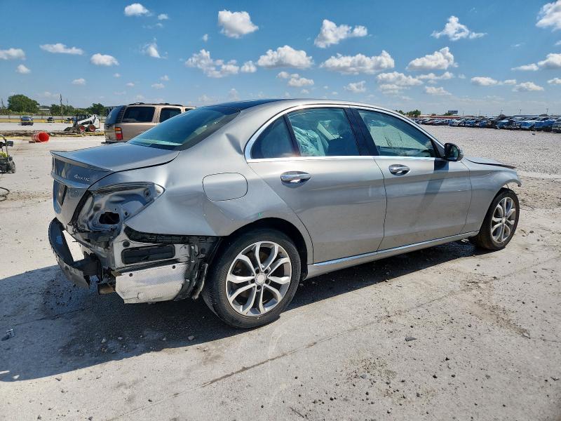 55SWF4KB4GU117783 - 2016 MERCEDES-BENZ C 300 4MATIC GRAY photo 3