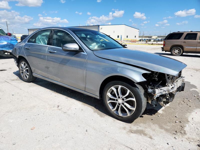 55SWF4KB4GU117783 - 2016 MERCEDES-BENZ C 300 4MATIC GRAY photo 4