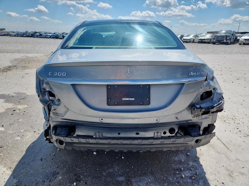 55SWF4KB4GU117783 - 2016 MERCEDES-BENZ C 300 4MATIC GRAY photo 6