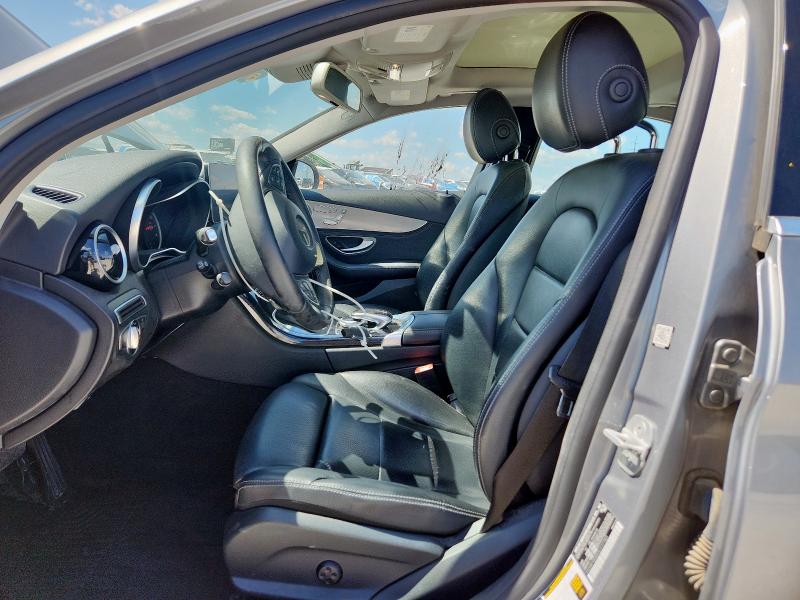 55SWF4KB4GU117783 - 2016 MERCEDES-BENZ C 300 4MATIC GRAY photo 7