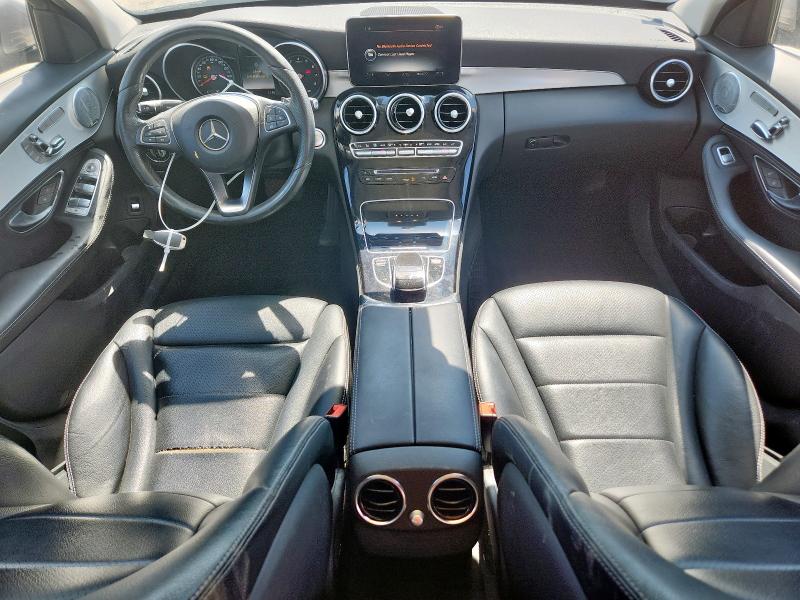 55SWF4KB4GU117783 - 2016 MERCEDES-BENZ C 300 4MATIC GRAY photo 8