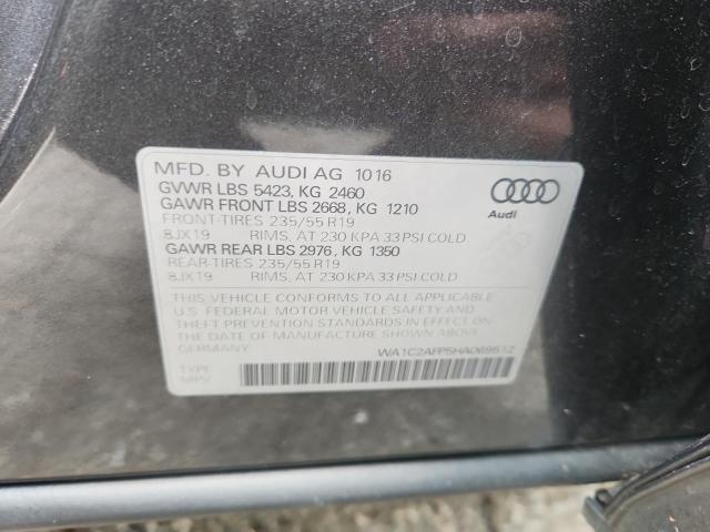 WA1C2AFP5HA069512 - 2017 AUDI Q5 PREMIUM GRAY photo 12