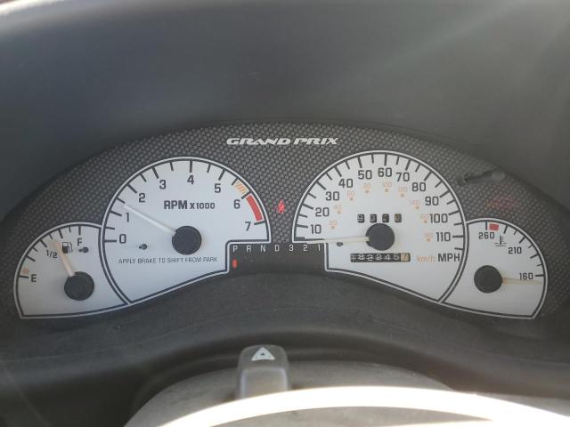 1G2WP52K83F154835 - 2003 PONTIAC GRAND PRIX GT BLUE photo 9