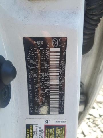 2T1BU4EE4AC275550 - 2010 TOYOTA COROLLA BASE WHITE photo 12