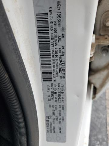 1C6SRFLT8KN629476 - 2019 RAM 1500 REBEL WHITE photo 12