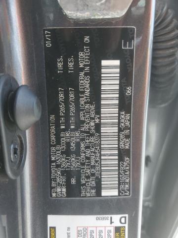 JTEBU5JR4H5418319 - 2017 TOYOTA 4RUNNER SR5/SR5 PREMIUM Сұр фото 13