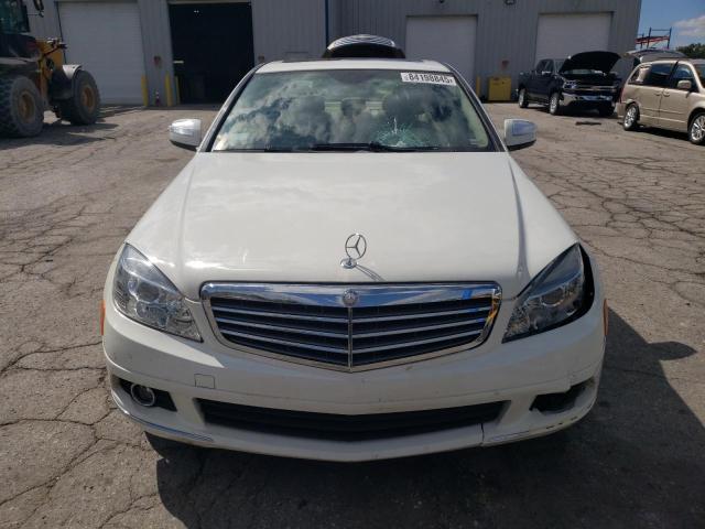 WDDGF81XX9R054556 - 2009 MERCEDES-BENZ C 300 4MATIC WHITE photo 5