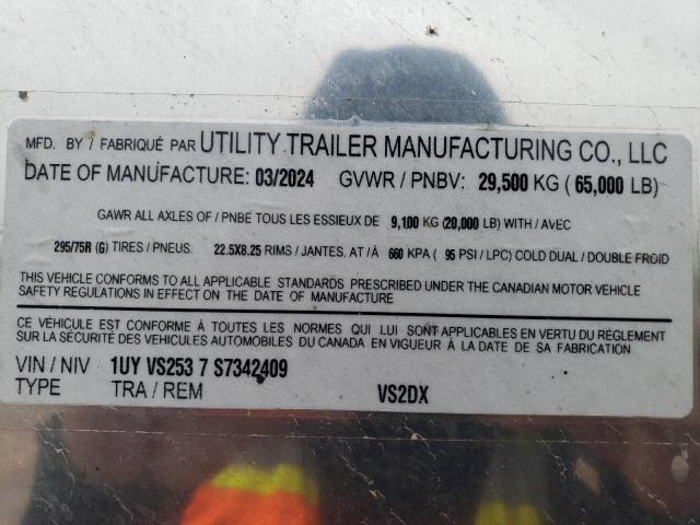 1UYVS2537S7342409 - 2025 UTILITY TRAILER BLACK photo 10