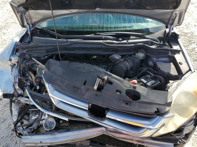 5J6RE3H77AL049265 - 2010 HONDA CR-V EXL Bleu photo 12