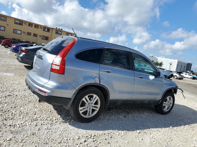 5J6RE3H77AL049265 - 2010 HONDA CR-V EXL Bleu photo 3