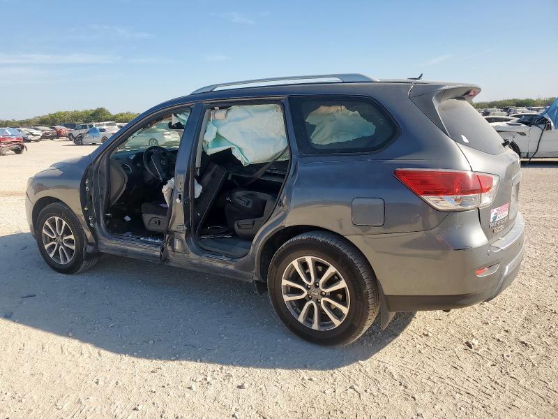 5N1AR2MN8FC719298 - 2015 NISSAN PATHFINDER S GRAY photo 2