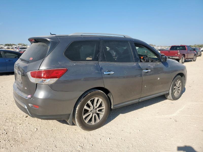 5N1AR2MN8FC719298 - 2015 NISSAN PATHFINDER S GRAY photo 3