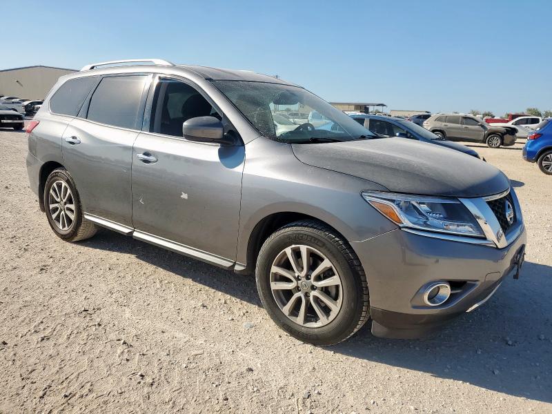 5N1AR2MN8FC719298 - 2015 NISSAN PATHFINDER S GRAY photo 4