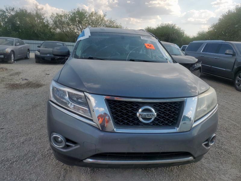 5N1AR2MN8FC719298 - 2015 NISSAN PATHFINDER S GRAY photo 5