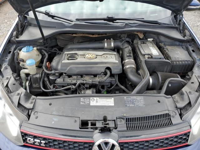 WVWHV7AJ7BW141670 - 2011 VOLKSWAGEN GTI BLUE photo 11