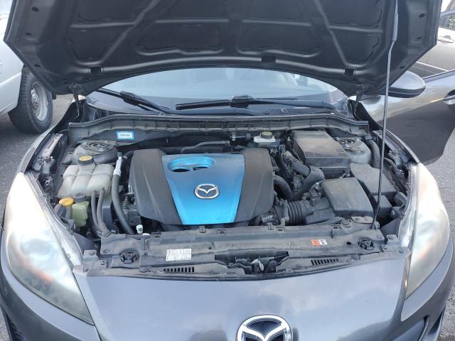 JM1BL1W86C1530152 - 2012 MAZDA 3 I GRAY photo 11