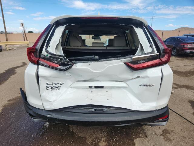 2HKRW2H8XMH602358 - 2021 HONDA CR-V EXL WHITE photo 6