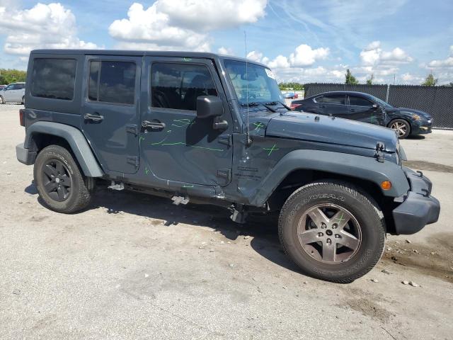 1C4HJWDG9GL311042 - 2016 JEEP WRANGLER U SPORT Сұр фото 4