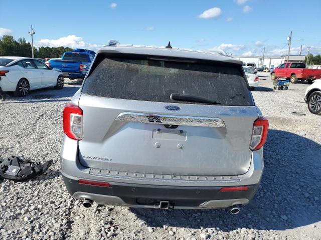 1FMSK7FH9MGA22337 - 2021 FORD EXPLORER LIMITED SILVER photo 6