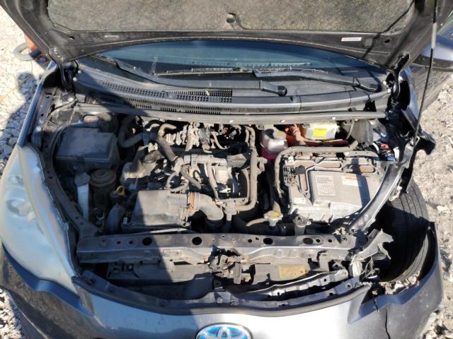 JTDKDTB34D1045500 - 2013 TOYOTA PRIUS C GRAY photo 11