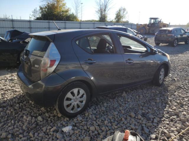 JTDKDTB34D1045500 - 2013 TOYOTA PRIUS C GRAY photo 3